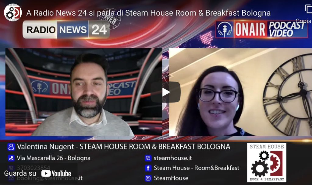 A Radio News 24 si parla della Steam House